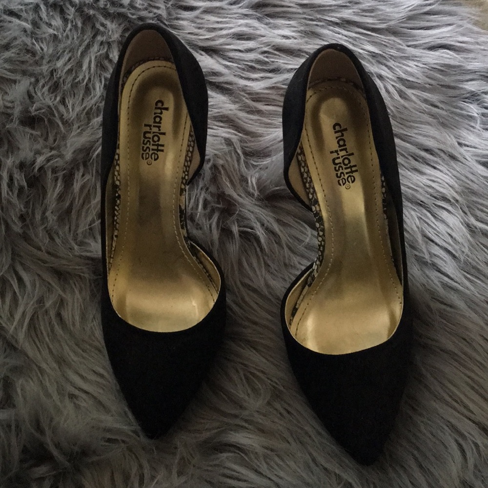Black heels